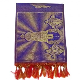 Namo Border Shawl ( Blue Violet)